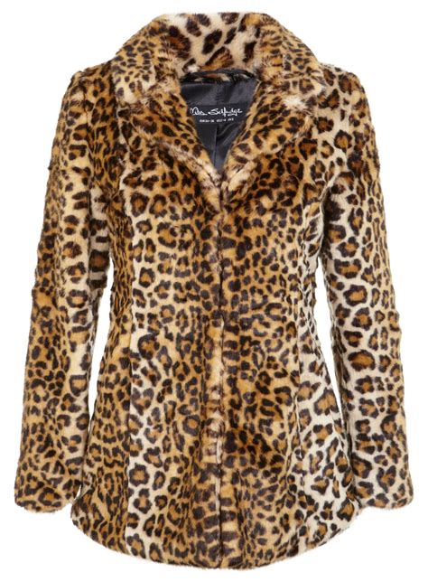 leopard faux fur|faux leopard coat on sale.